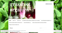 Desktop Screenshot of grassrootorganics.com