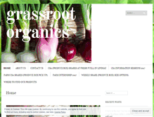Tablet Screenshot of grassrootorganics.com